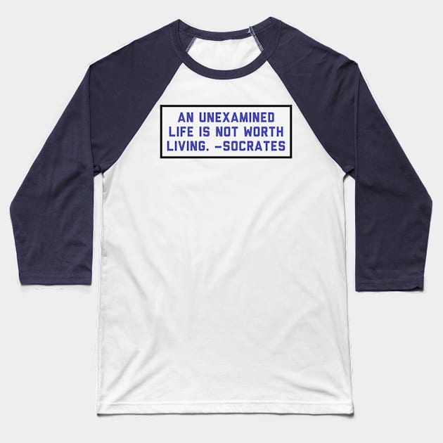 Quote Baseball T-Shirt by Motivational.quote.store